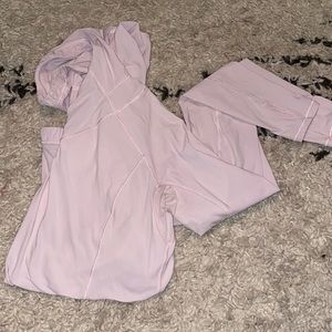 Lululemon pink quarter zip.